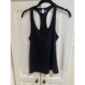 DRIEQUIP Women's XS Black Racerback Tank Top Sleeveless‎ Athletic Activewear
